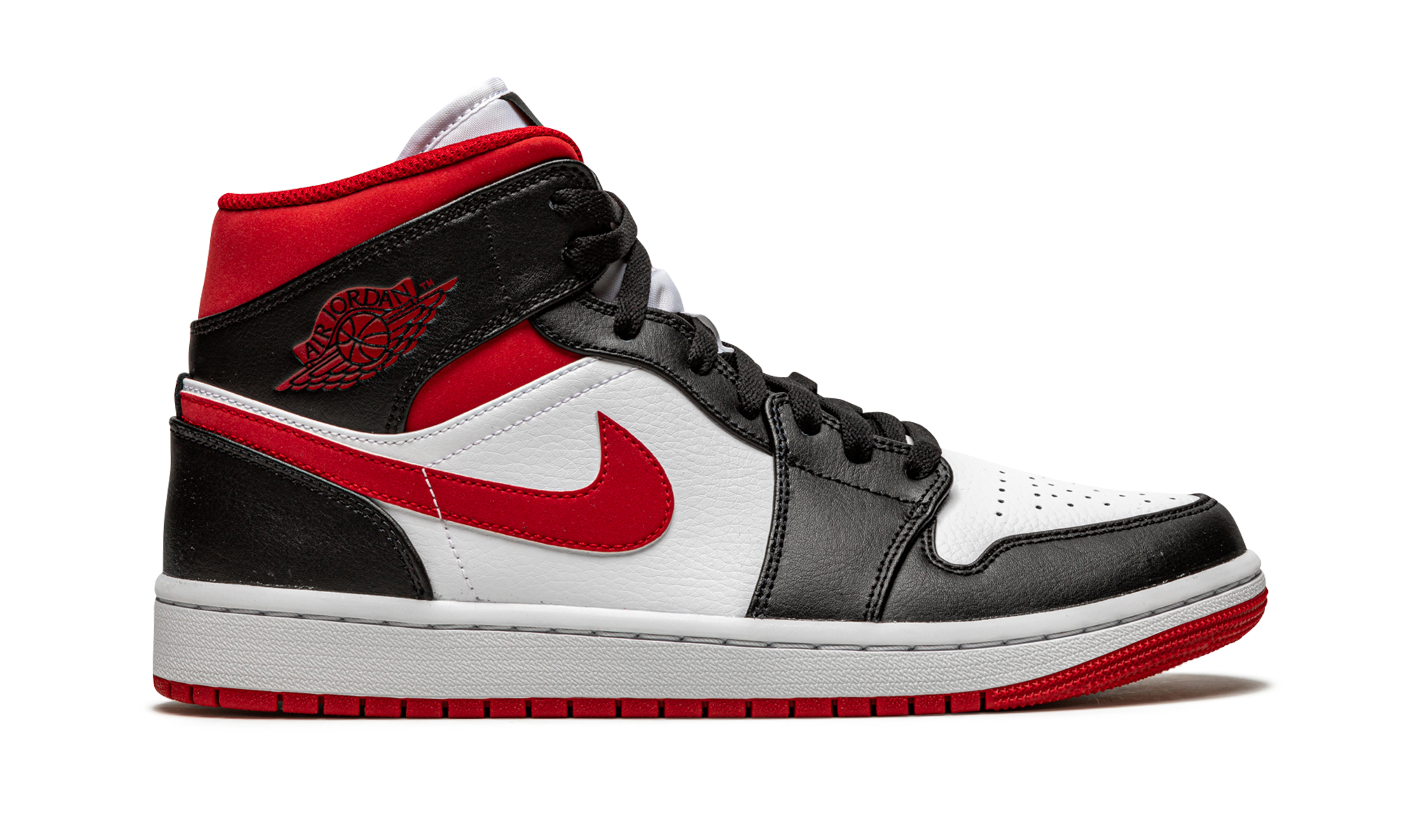 Air Jordan 1 Mid Gym Red Black White