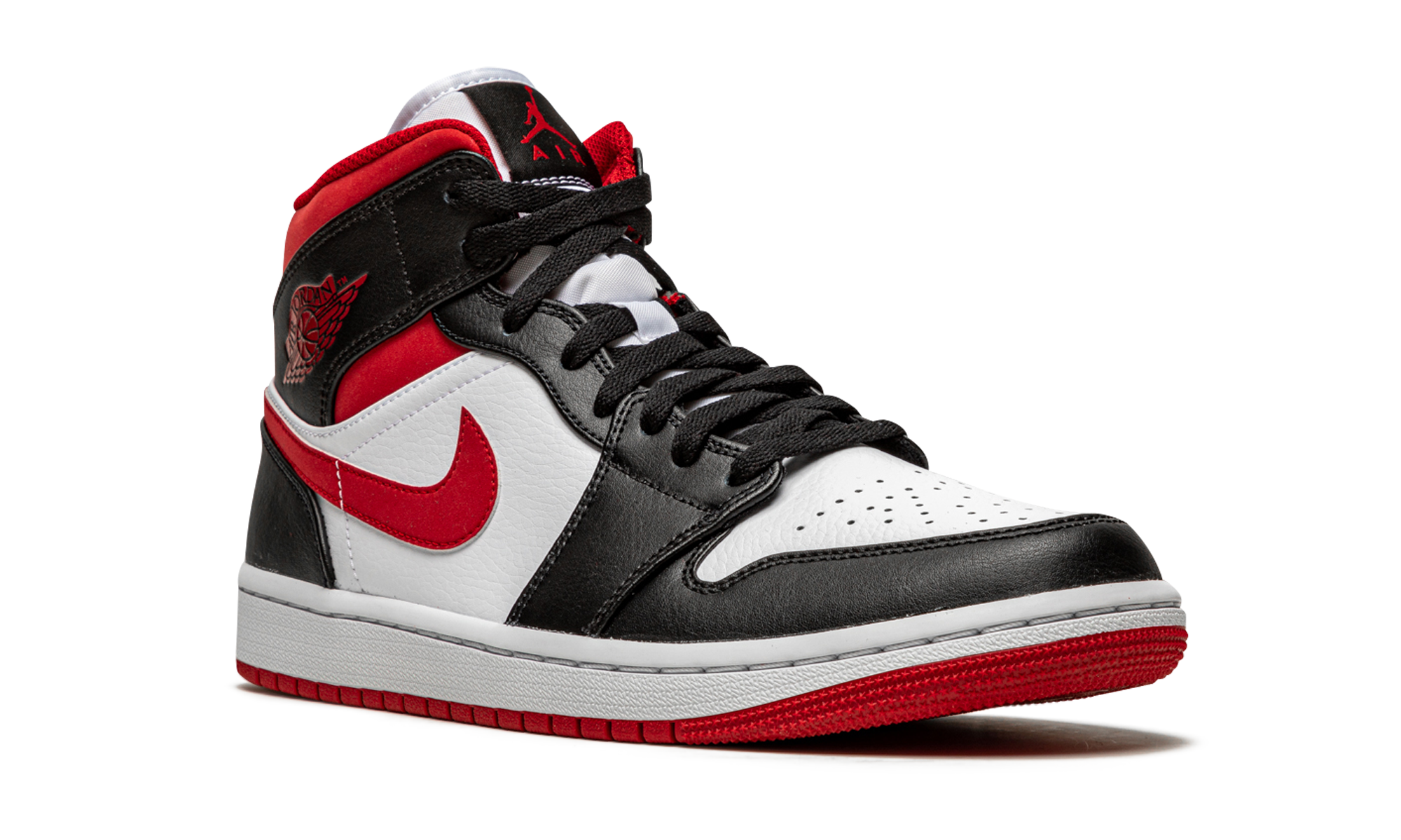 Air Jordan 1 Mid Gym Red Black White