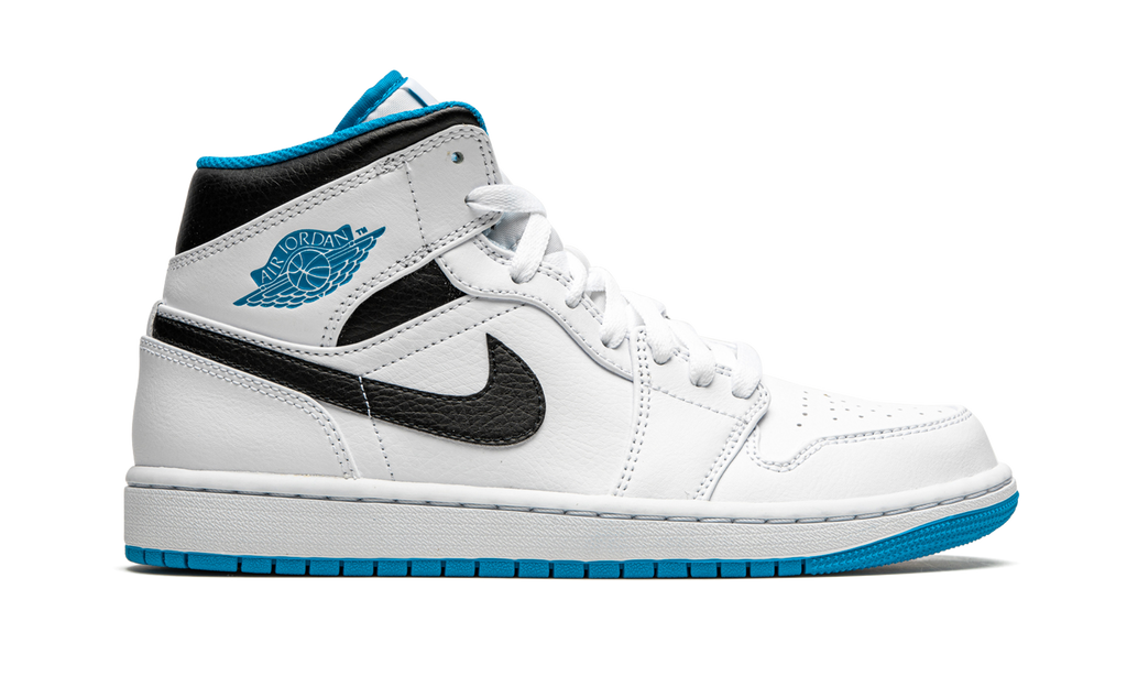 Air Jordan 1 Mid Laser Blue 7