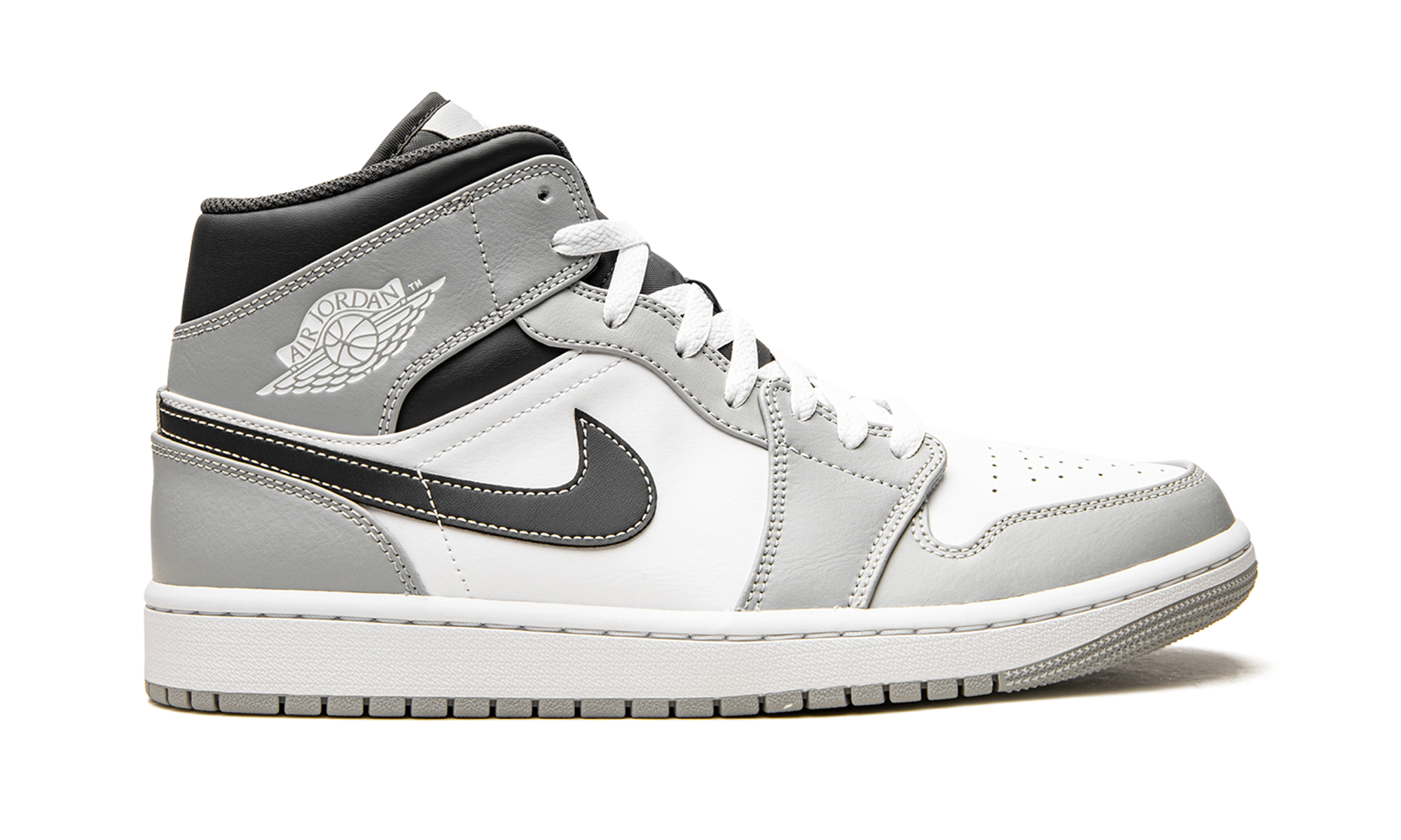 Air Jordan 1 Mid Light Smoke Grey Anthracite