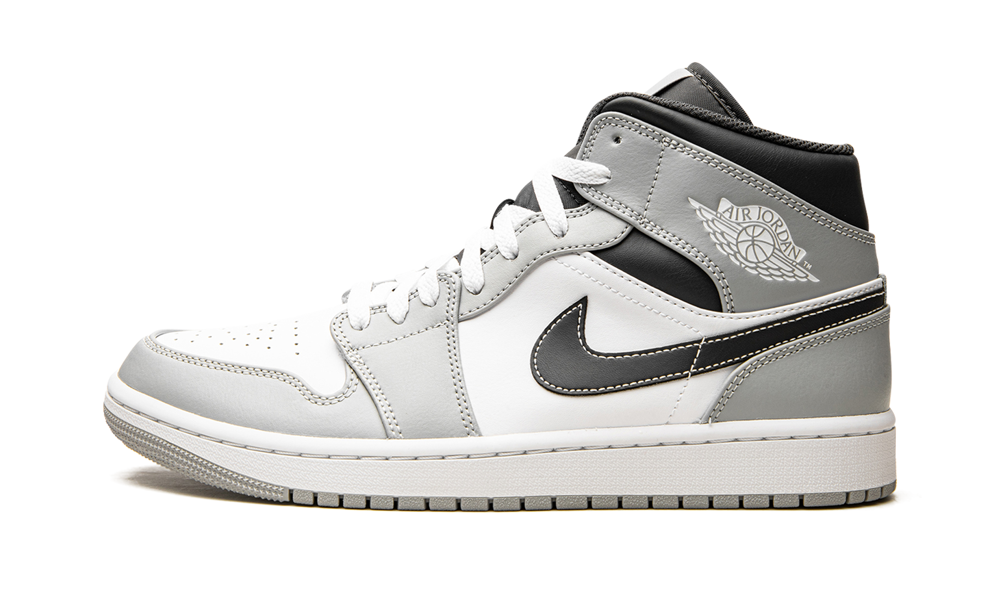 Air Jordan 1 Mid Light Smoke Grey Anthracite