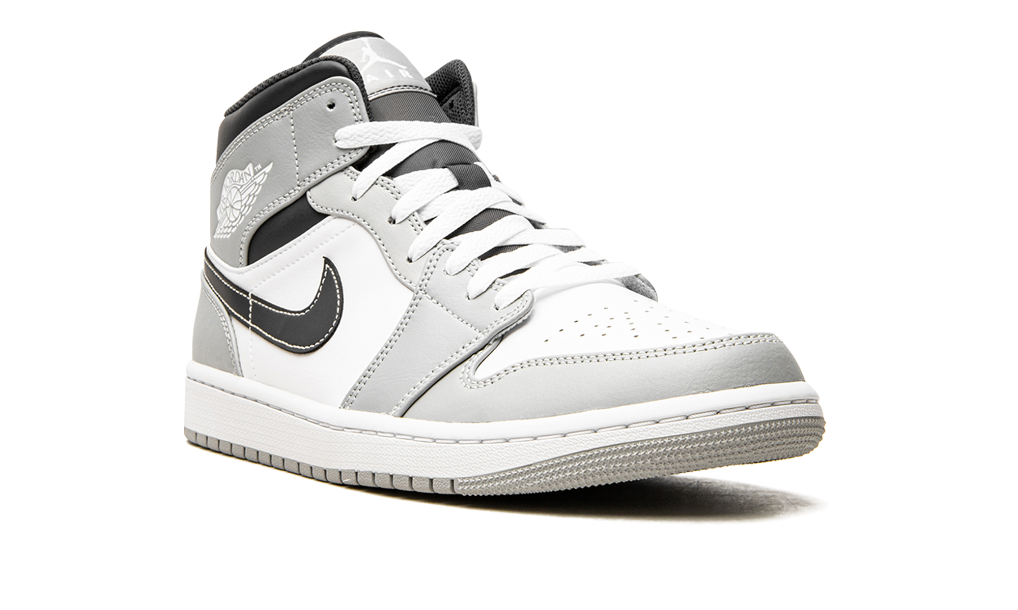 Air Jordan 1 Mid Light Smoke Grey Anthracite