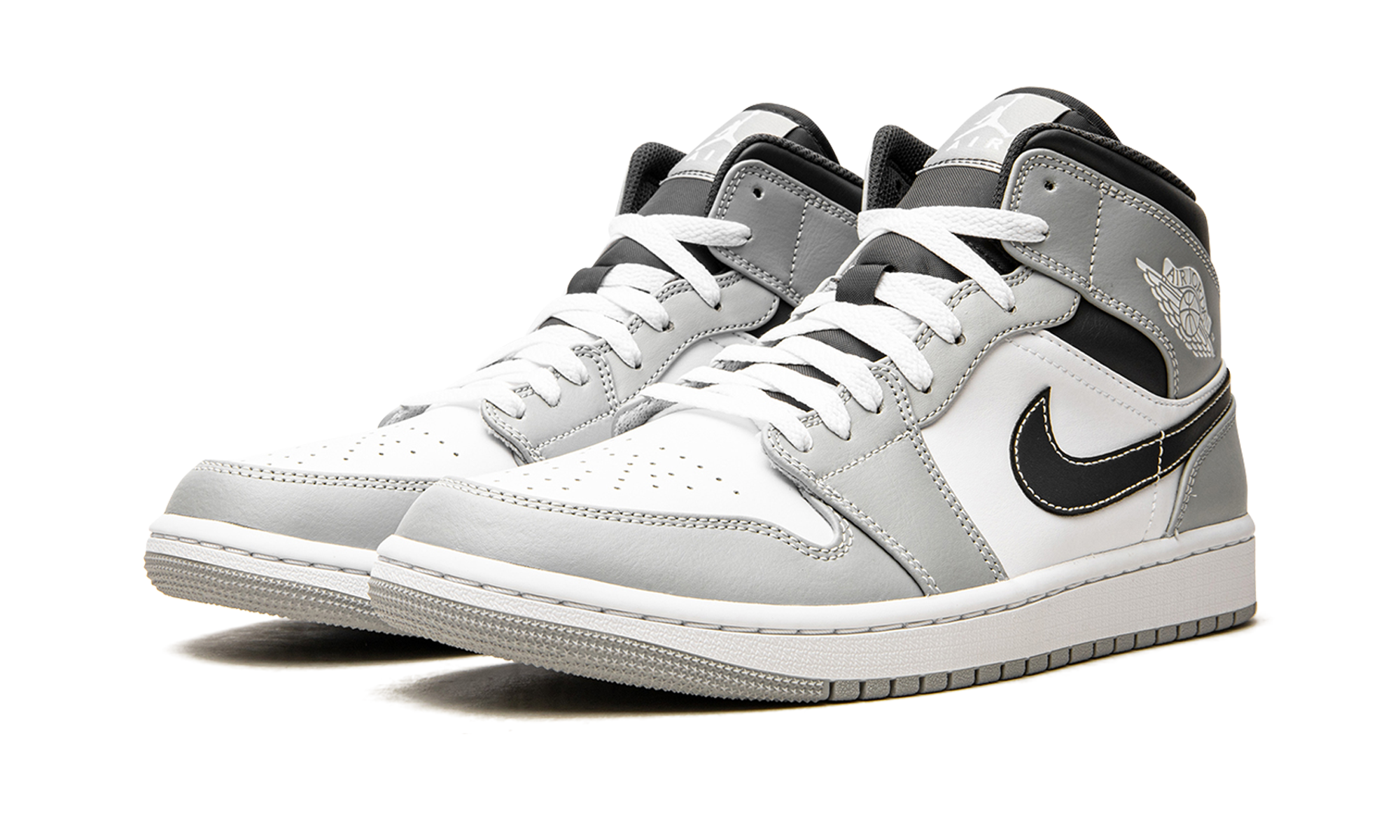 Air Jordan 1 Mid Light Smoke Grey Anthracite