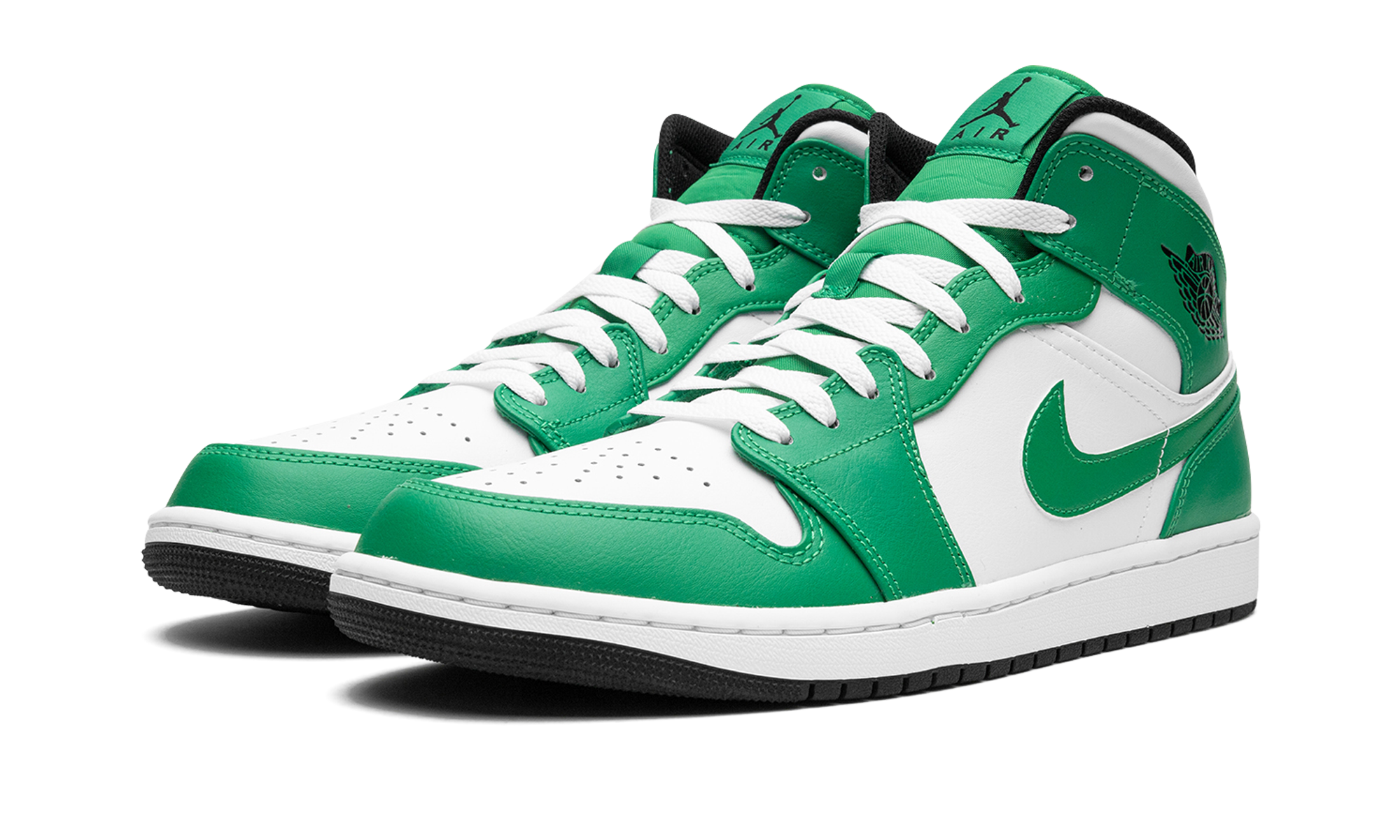 Air Jordan 1 Mid Lucky Green 3