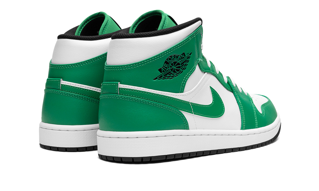 Air Jordan 1 Mid Lucky Green 4