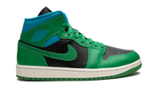 Air Jordan 1 Mid Lucky Green Aquatone