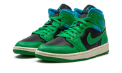 Air Jordan 1 Mid Lucky Green Aquatone