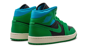 Air Jordan 1 Mid Lucky Green Aquatone