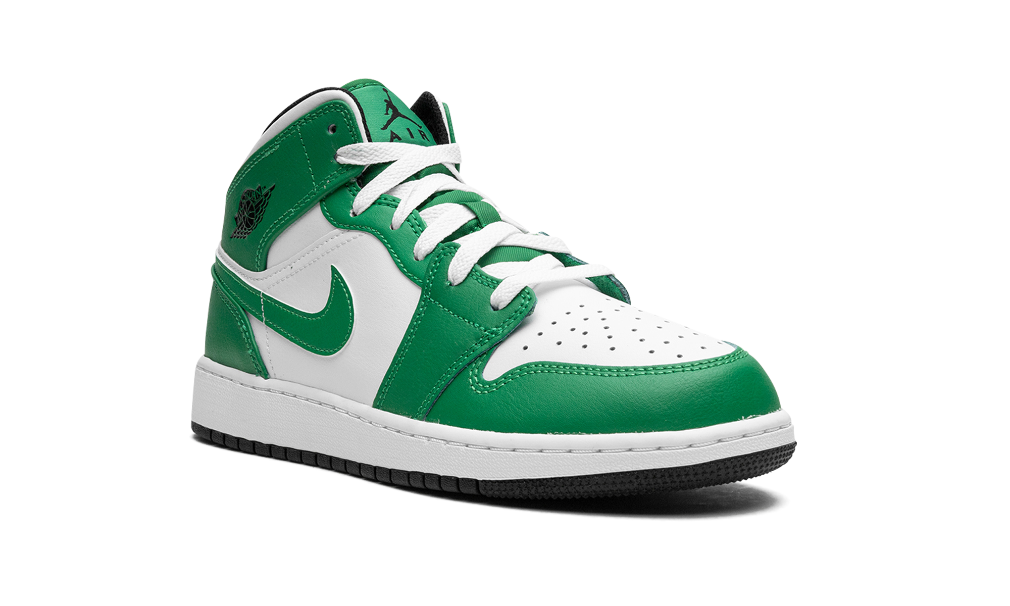 Air Jordan 1 Mid Lucky Green (GS) 2