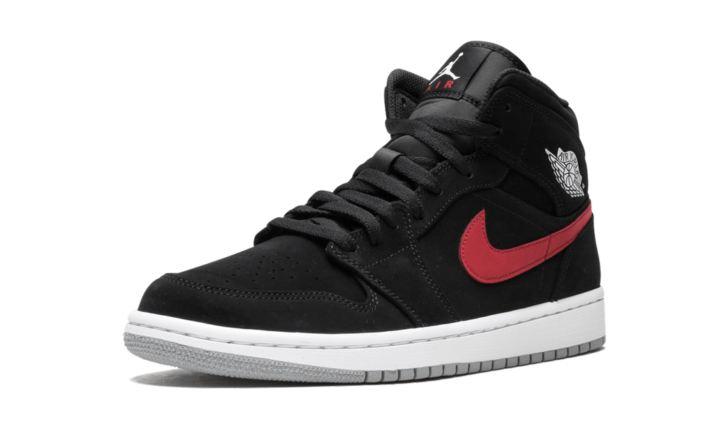 Air Jordan 1 Mid Multi-Color Swoosh Black 6