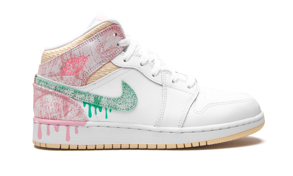 Air Jordan 1 Mid Paint Drip (GS) 7