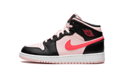 Air Jordan 1 Mid Pink Crimson (GS) 2