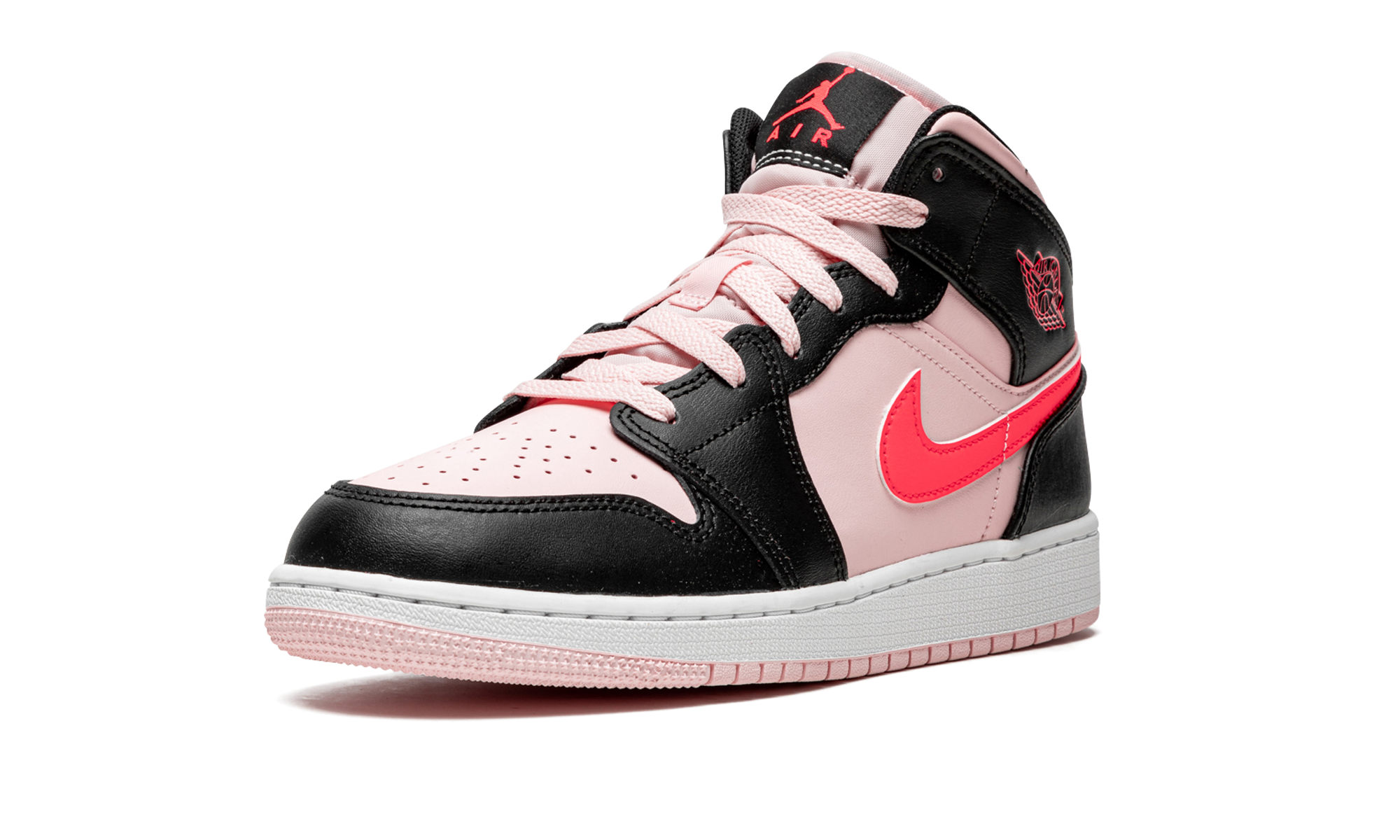 Air Jordan 1 Mid Pink Crimson (GS) 5