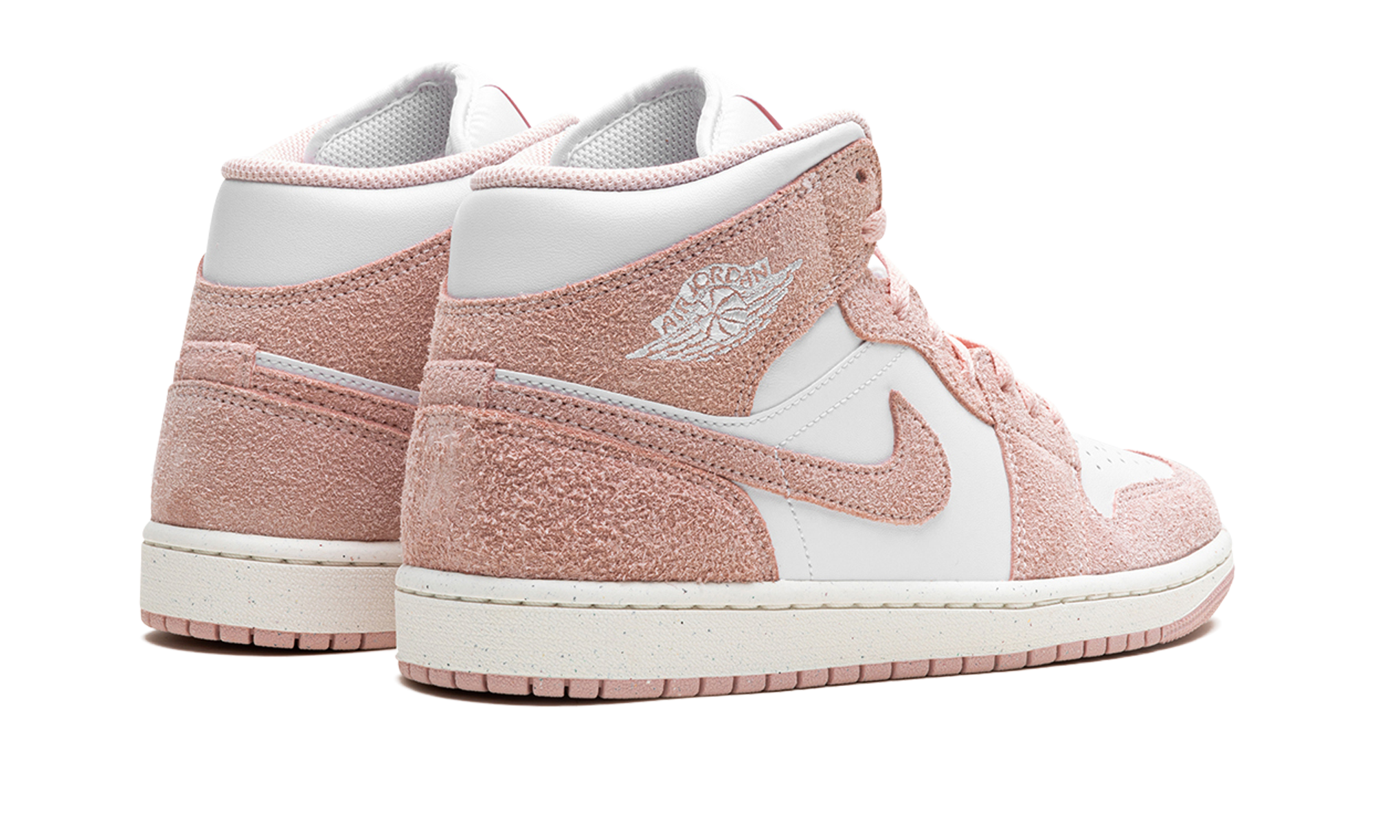 Air Jordan 1 Mid Pink Suede
