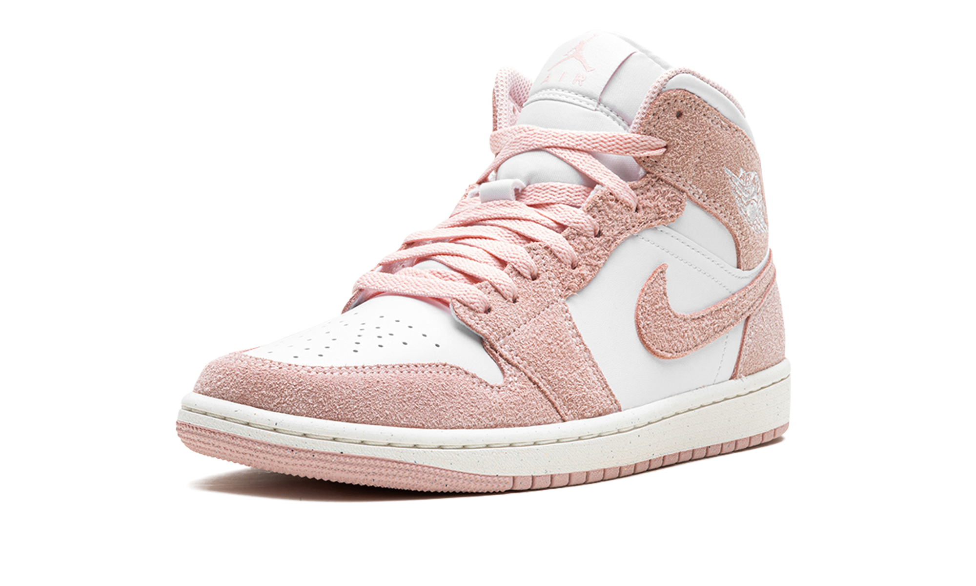 Air Jordan 1 Mid Pink Suede