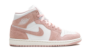 Air Jordan 1 Mid Pink Suede