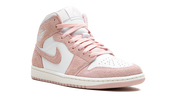 Air Jordan 1 Mid Pink Suede