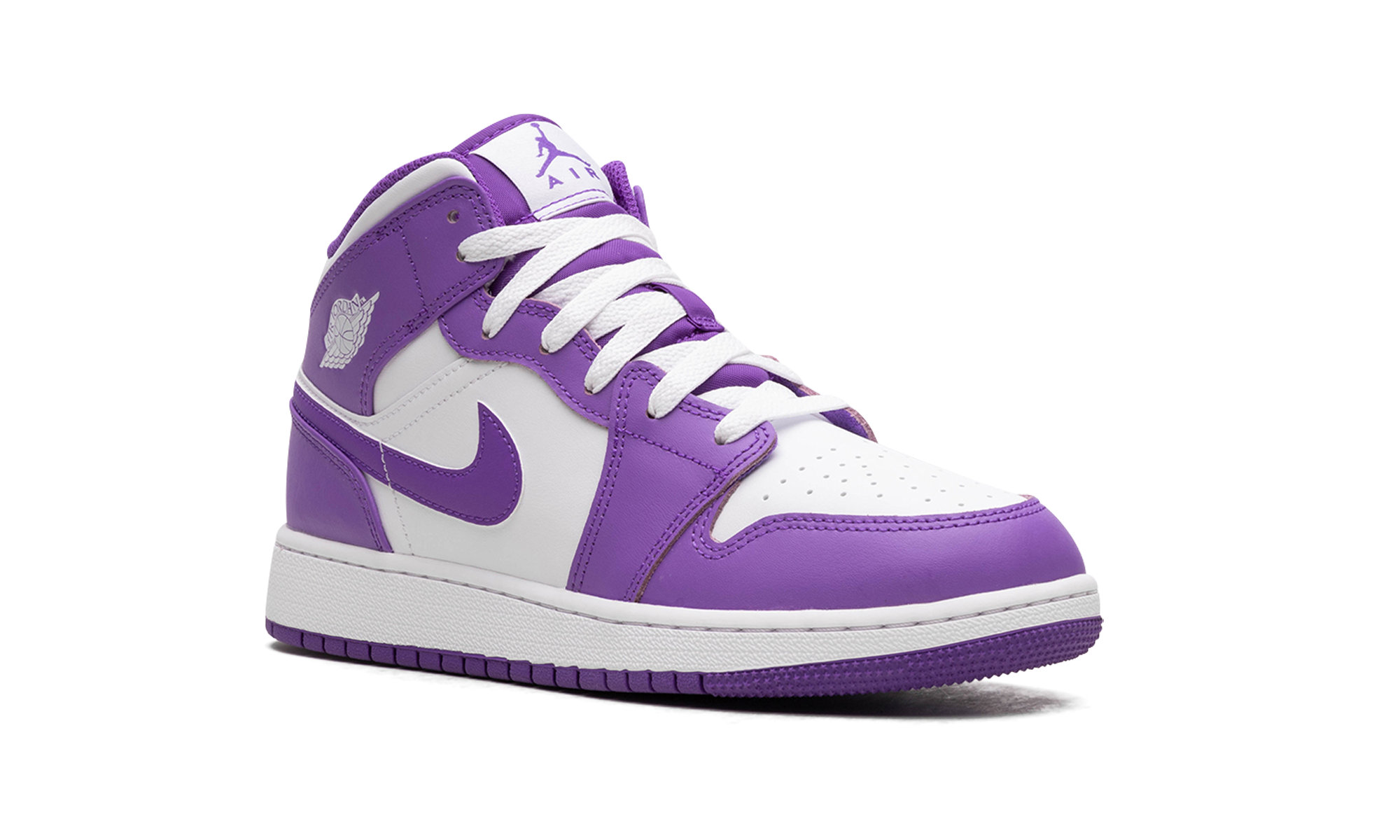 Air Jordan 1 Mid Purple Venom (GS) 2