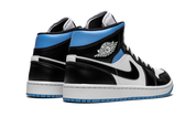Air Jordan 1 Mid Royal Black and Blue (W) 4