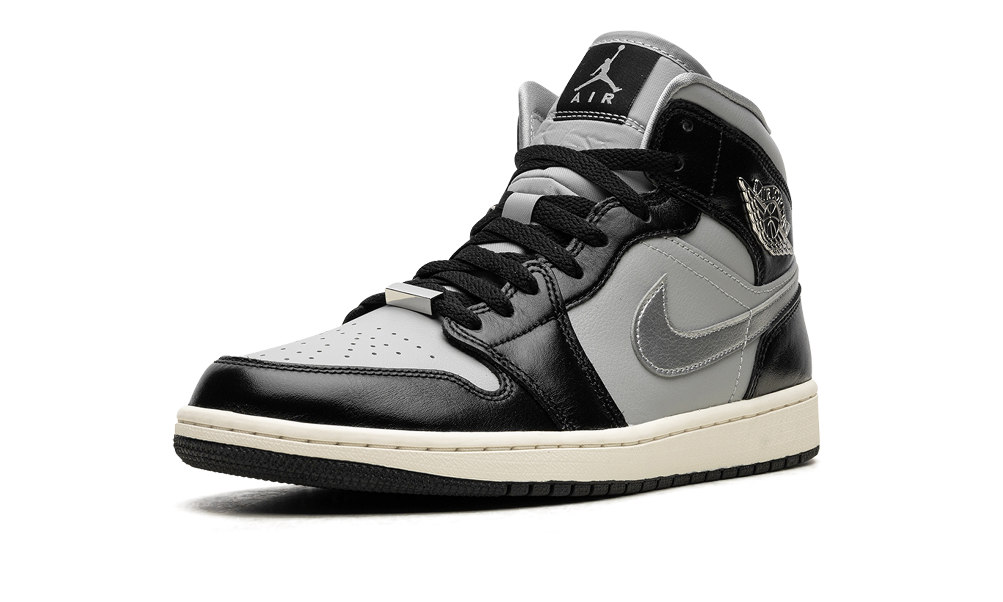 Air Jordan 1 Mid SE Black Chrome (W) 5