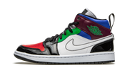 Air Jordan 1 Mid SE Black White Multi-Color (W) 1