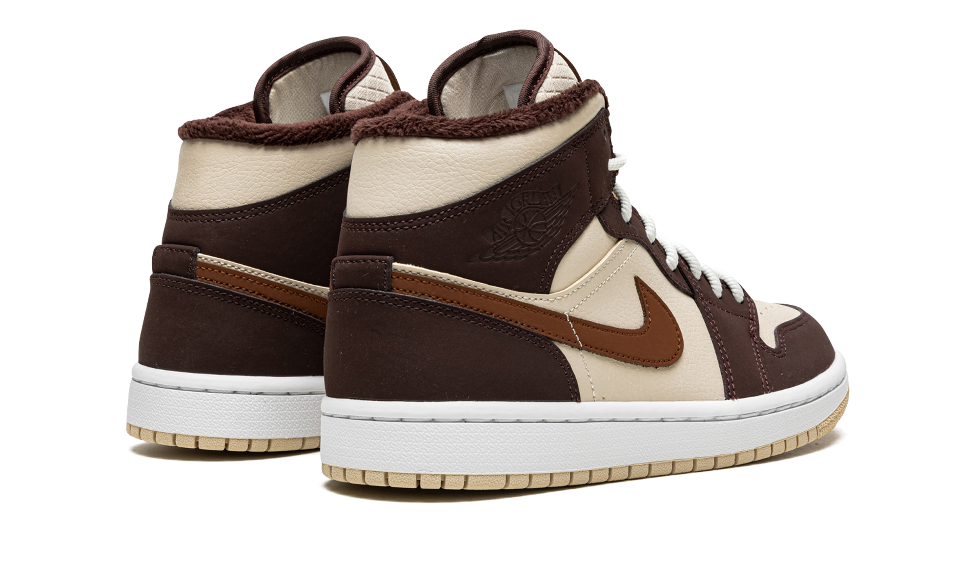 Air Jordan 1 Mid SE Brown Basalt Oatmeal (W) 4