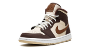 Air Jordan 1 Mid SE Brown Basalt Oatmeal (W) 5