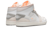 Air Jordan 1 Mid Se Craft Inside out White Gray