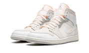 Air Jordan 1 Mid Se Craft Inside out White Gray