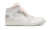 Air Jordan 1 Mid Se Craft Inside out White Gray