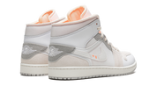 Air Jordan 1 Mid Se Craft Inside out White Gray