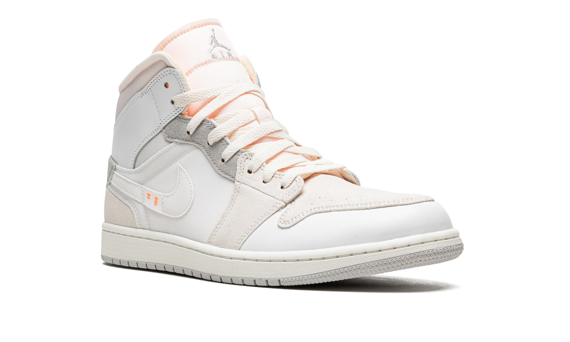 Air Jordan 1 Mid Se Craft Inside out White Gray