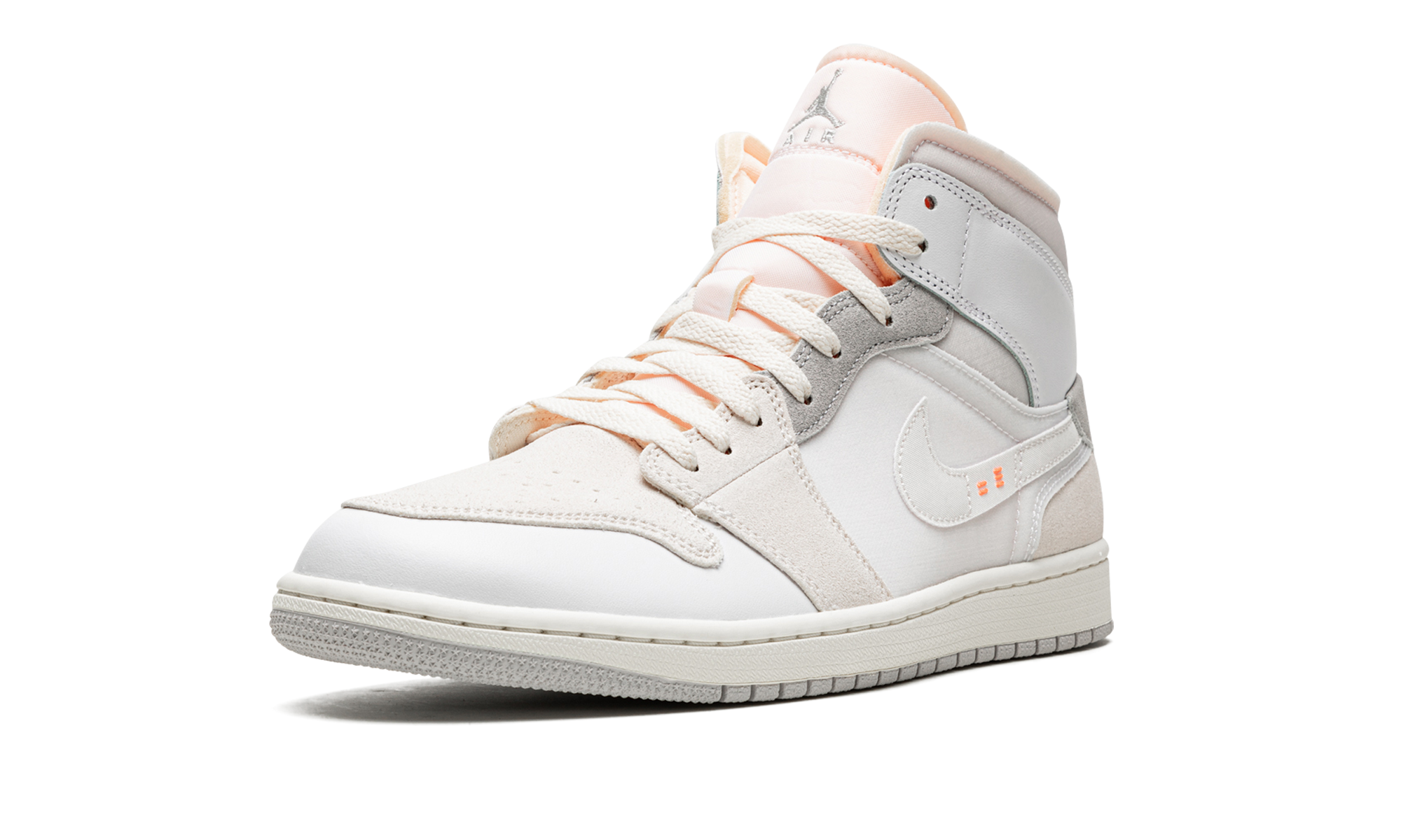 Air Jordan 1 Mid Se Craft Inside out White Gray