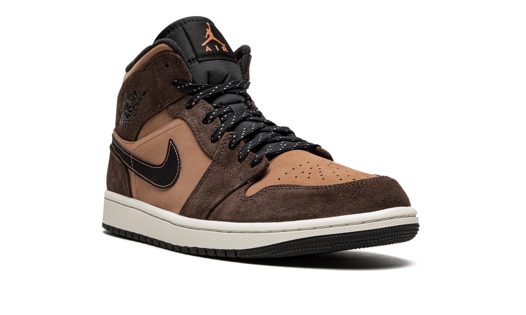 Air Jordan 1 Mid SE Dark Chocolate 8