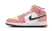 Air Jordan 1 Mid Se Orange Suede