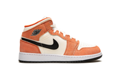 Air Jordan 1 Mid Se Orange Suede