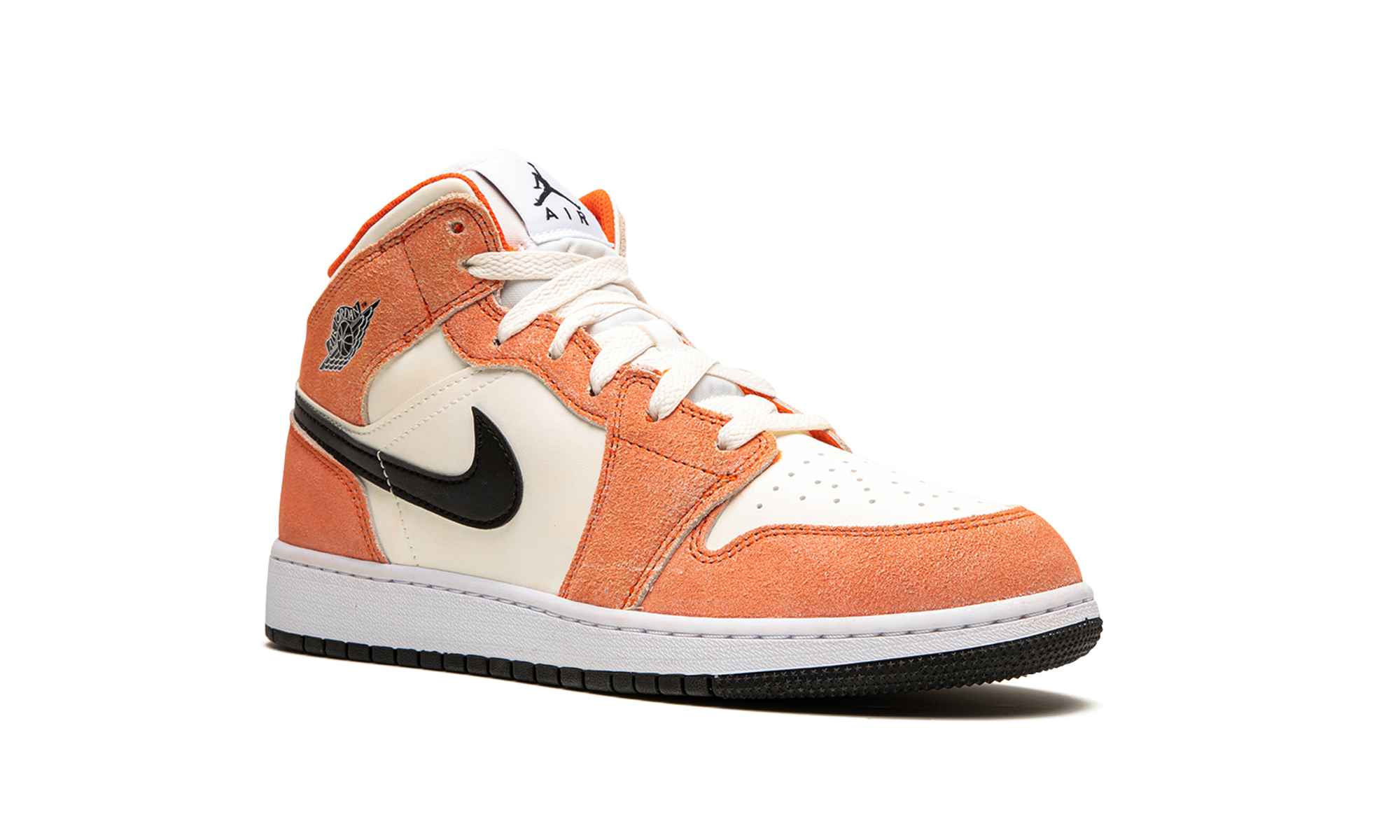 Air Jordan 1 Mid Se Orange Suede