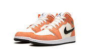 Air Jordan 1 Mid Se Orange Suede