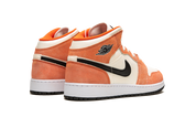 Air Jordan 1 Mid Se Orange Suede