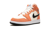 Air Jordan 1 Mid Se Orange Suede