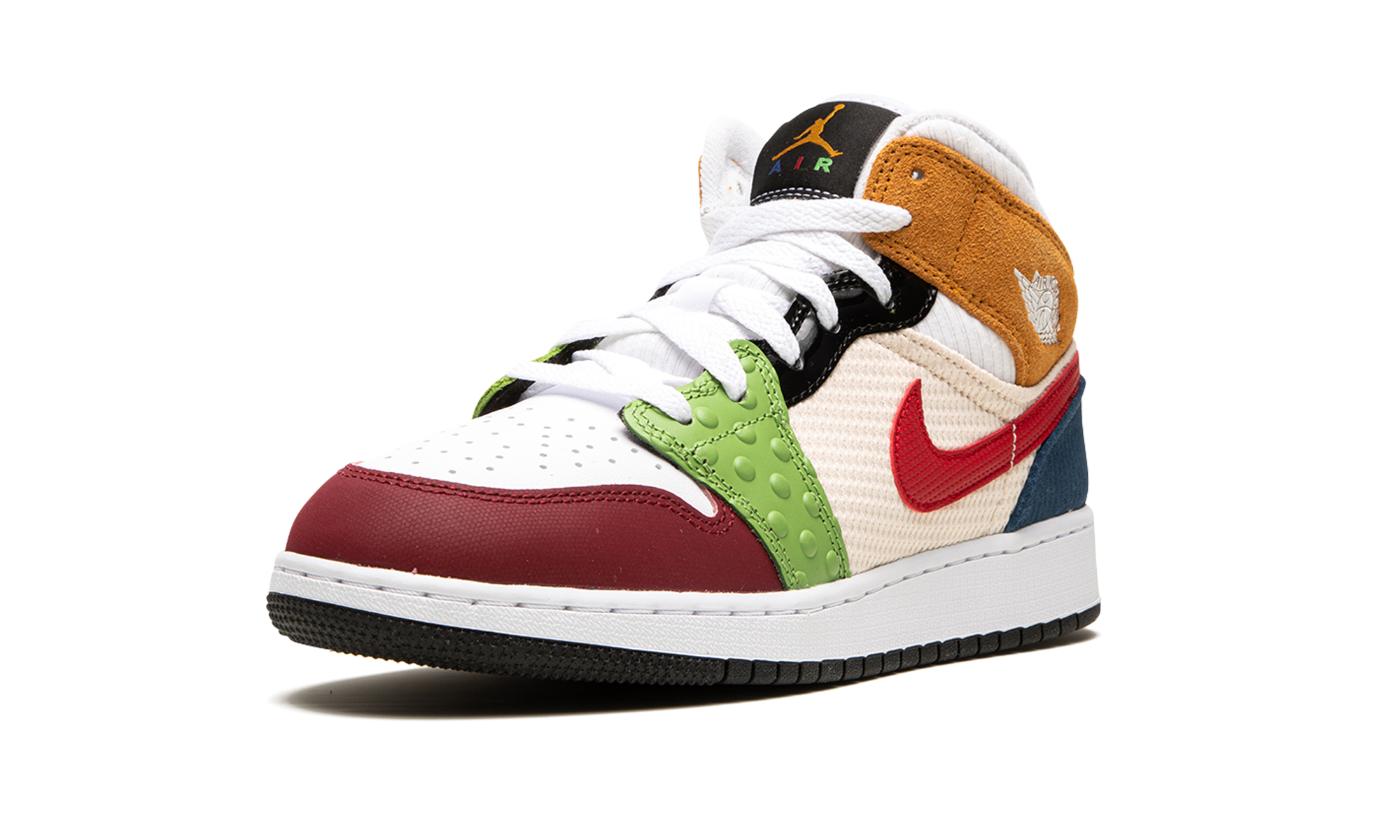 Air Jordan 1 Mid SE Patchwork (GS) 5