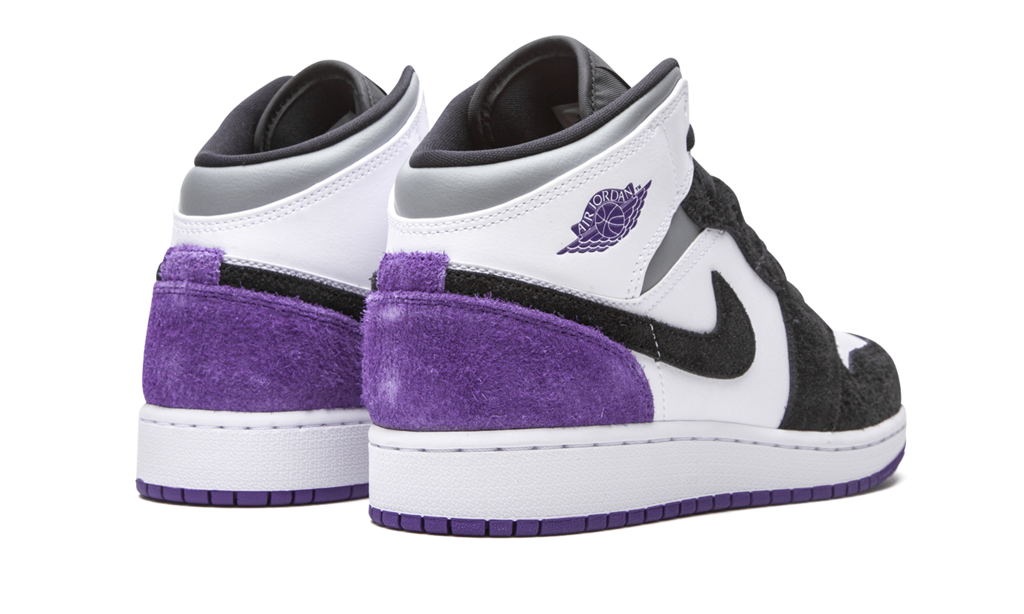Air Jordan 1 Mid SE Purple (GS) 4