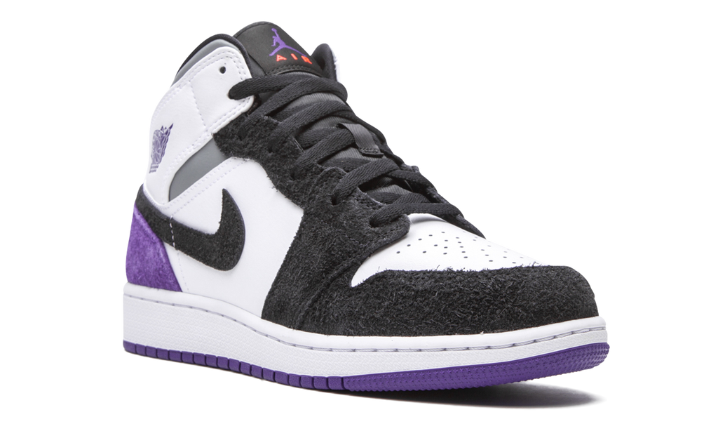 Air Jordan 1 Mid SE Purple (GS) 8