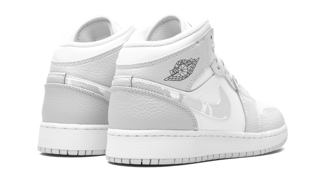 Air Jordan 1 Mid SE Swoosh Logo - Grey Camo (GS) 4