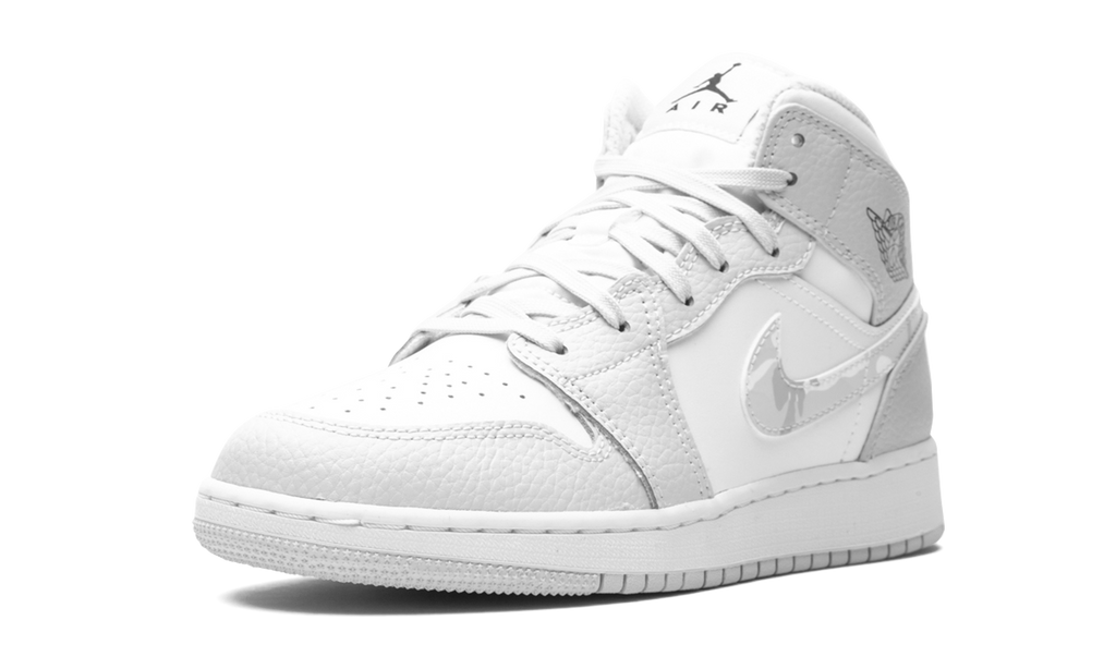Air Jordan 1 Mid SE Swoosh Logo - Grey Camo (GS) 5