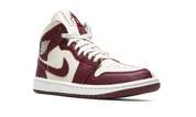 Air Jordan 1 Mid Split Beach Cherrywood Red