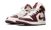 Air Jordan 1 Mid Split Beach Cherrywood Red
