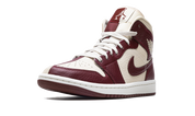 Air Jordan 1 Mid Split Beach Cherrywood Red