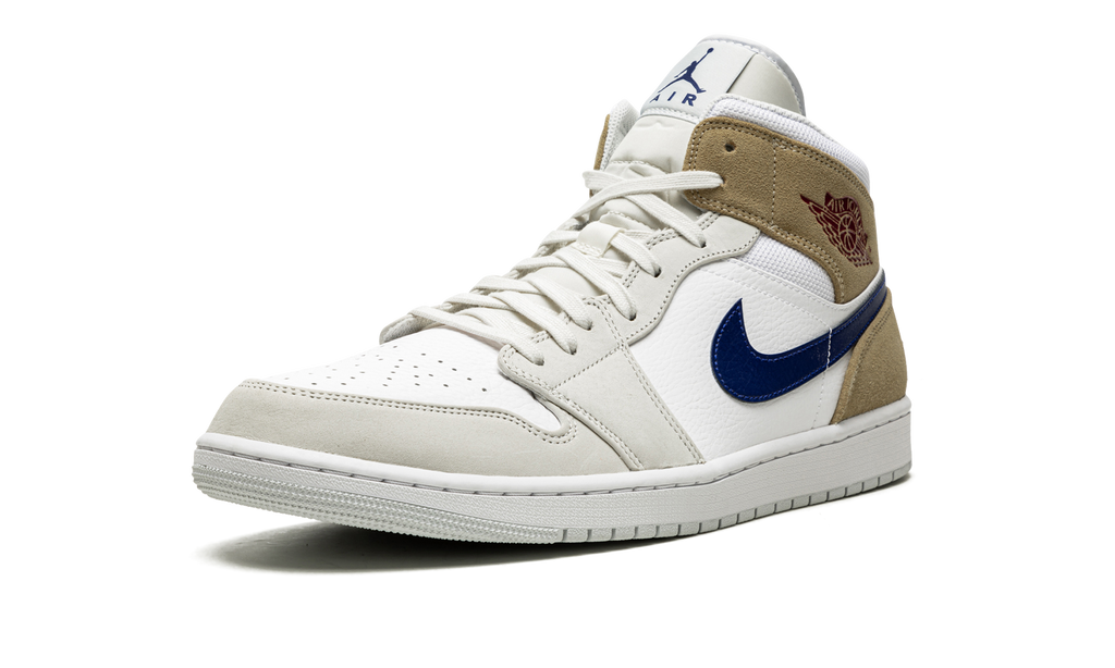 Air Jordan 1 Mid Tan Suede 5