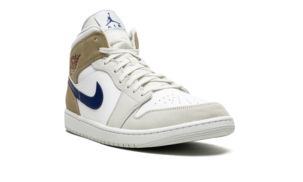 Air Jordan 1 Mid Tan Suede 8